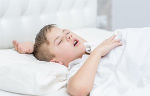 snoring boy
