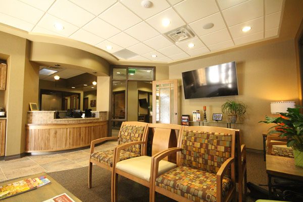Chairs in waiting room